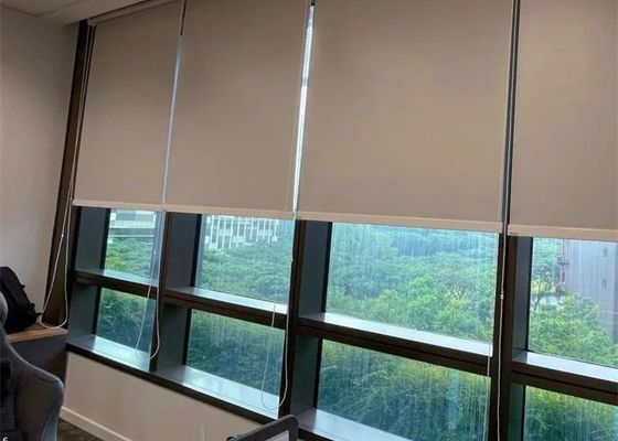 停電の居間のオフィスのための防水ローラーのブラインド ポリエステル材料
