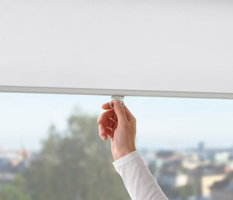 Sunshadingの自動停電のカーテンは家のホテルのための電気にモーターを備えた