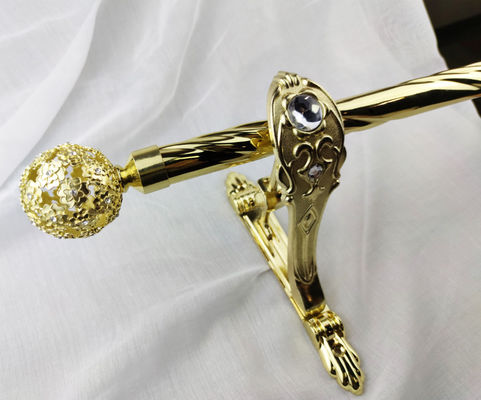 レストランのホテルのための球の帽子のカーテン・レールの金Finialsの贅沢な様式