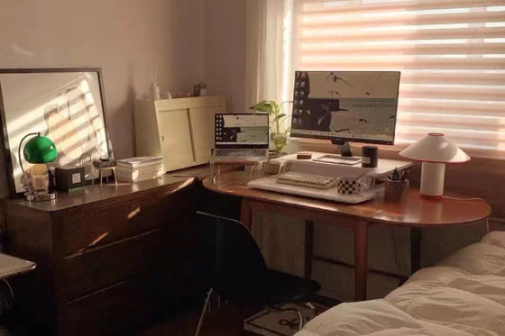 寝室の装飾の完全で軽い陰影のための防風のShangriのLaのカーテン