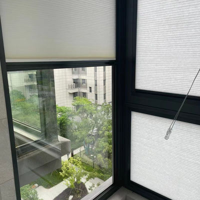 コードレス最下の蜜蜂の巣の窓陰は居間のために上下にモーターを備えた