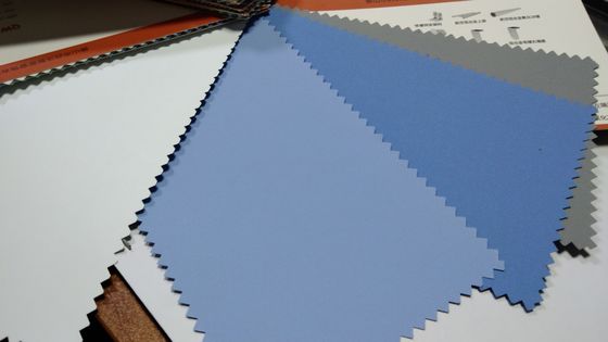 100%の開いた率の手動ローラーは多色刷りの上塗を施してある淡いブルーを閉める