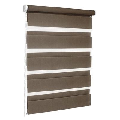 浴室のシマウマの巻上げ式ブラインドブラインドの下の穿孔器の浴室の洗面所の台所停電の防水引き無し