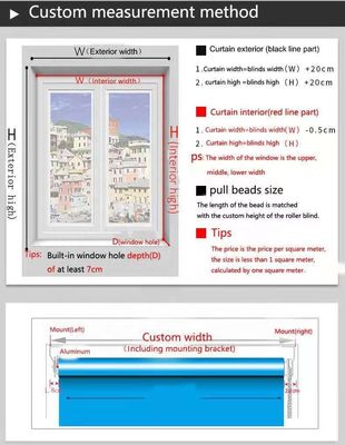 ベネチア製の窓ブラインド:UV線削減,エネルギー効率,調整可能な長さ